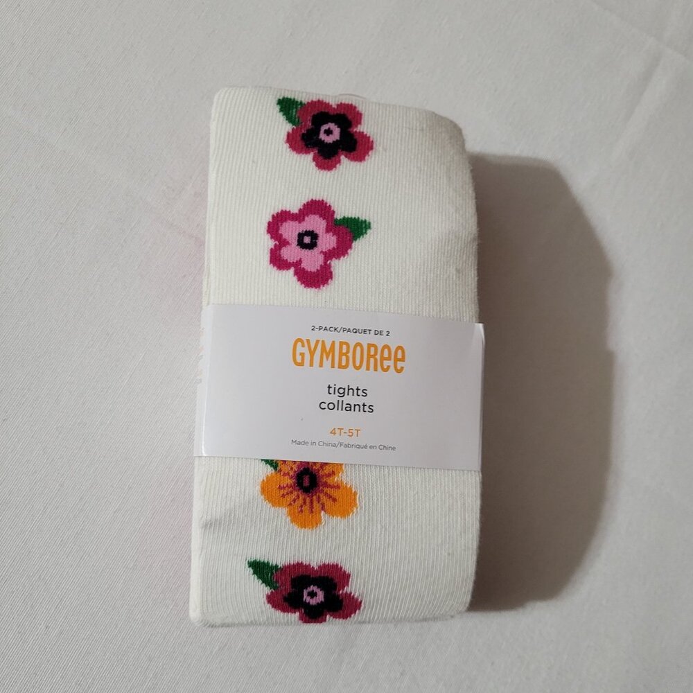 Gymboree Berry Cute 4T-5T set of 2 pair tights NWT. Mixed Bin Z24